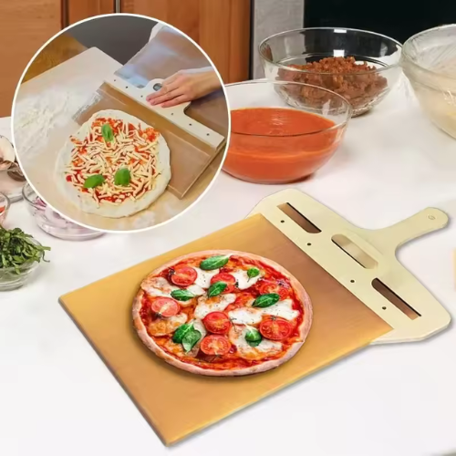 Sliding Pizza Peel™ - Tabla recoge pizzas.